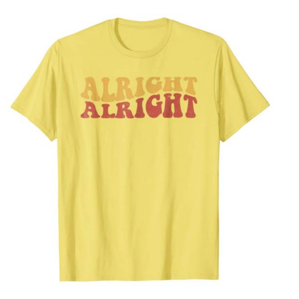 Alright Alright Retro Tshirt (Never Worn)